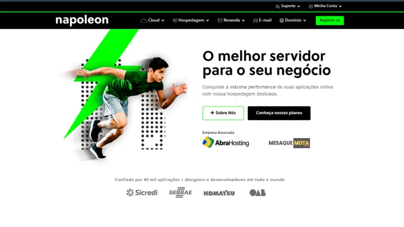 hospedagem de sites napoleon