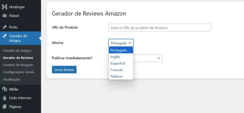 IA PGA aba gerador de reviews amazon