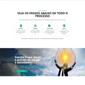 Site WordPress Completo | EnergySol - Energia Solar