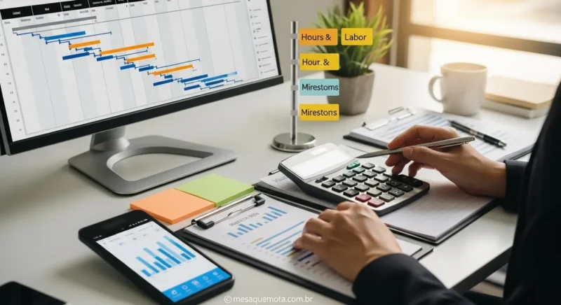 Como calcular custos, prazos e mão de obra de serviços de criação de sites