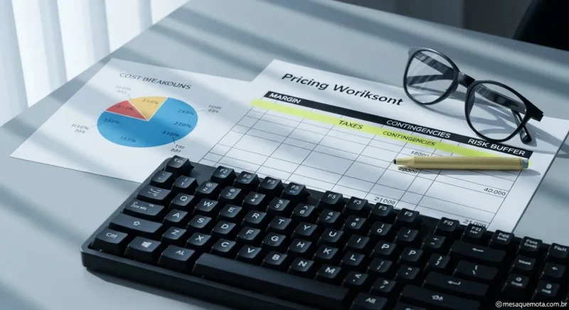 Como precificar com margem impostos e riscos