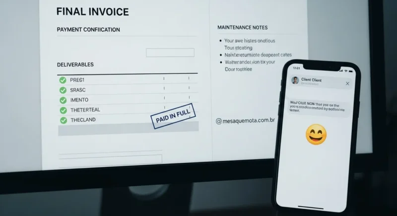 Feche a conta sem perder no WordPress