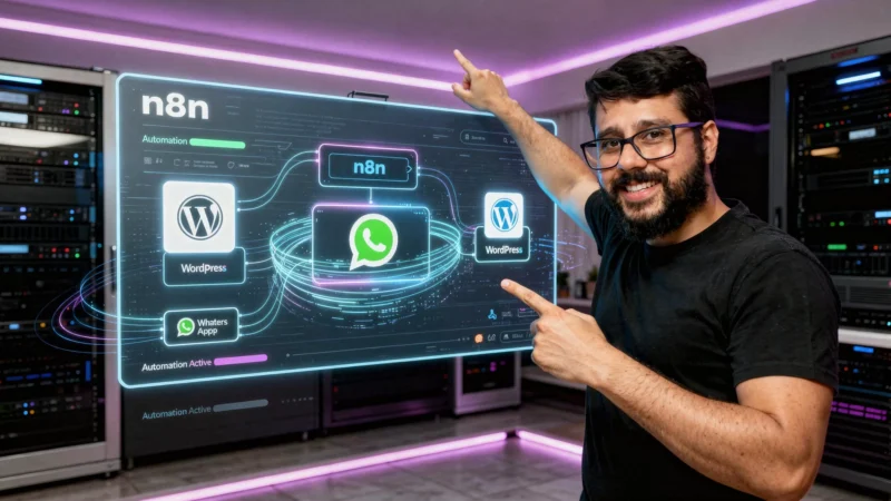 n8n WordPress API WhatsApp Automações Guia Completo Easypane