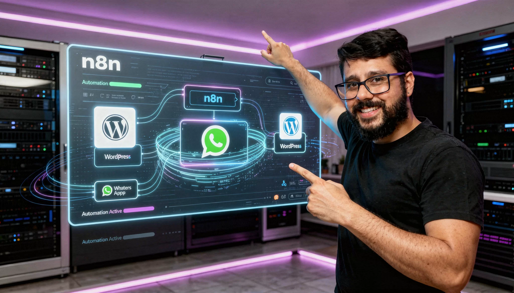 n8n WordPress API WhatsApp Automações Guia Completo Easypane
